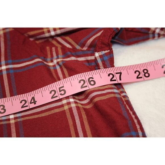 Cremieux Red Plaid Button Down Shirt - Picture 4 of 9